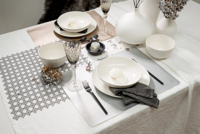 PEARL - Tischset, Kunstleder