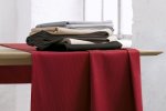 Jacquard with stain protection, 2 cm wide hem