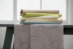beschichteter Jacquard, 2 cm breit gesäumt